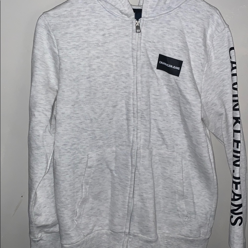 White Calvin Klein Sweater